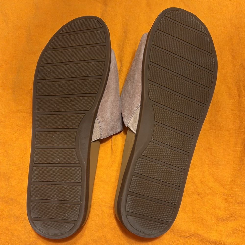 Vionic Roni 11 M Rose Suede Leather Orthotic Sandals worn once in house only - Picture 3 of 4